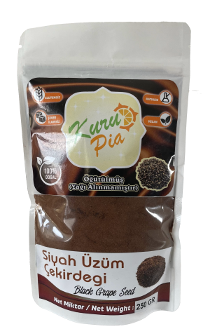 Siyah üzüm çekirdeği 250 gr