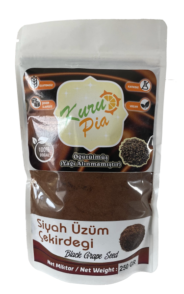 Siyah üzüm çekirdeği 250 gr