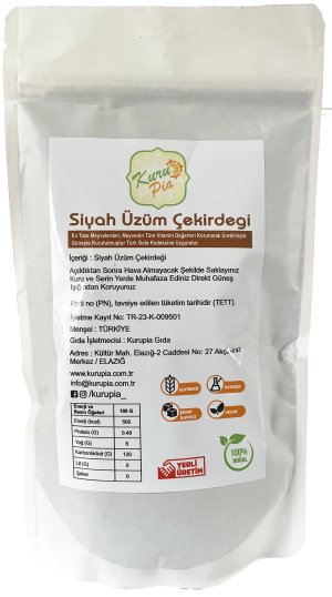 Siyah üzüm çekirdeği 250 gr